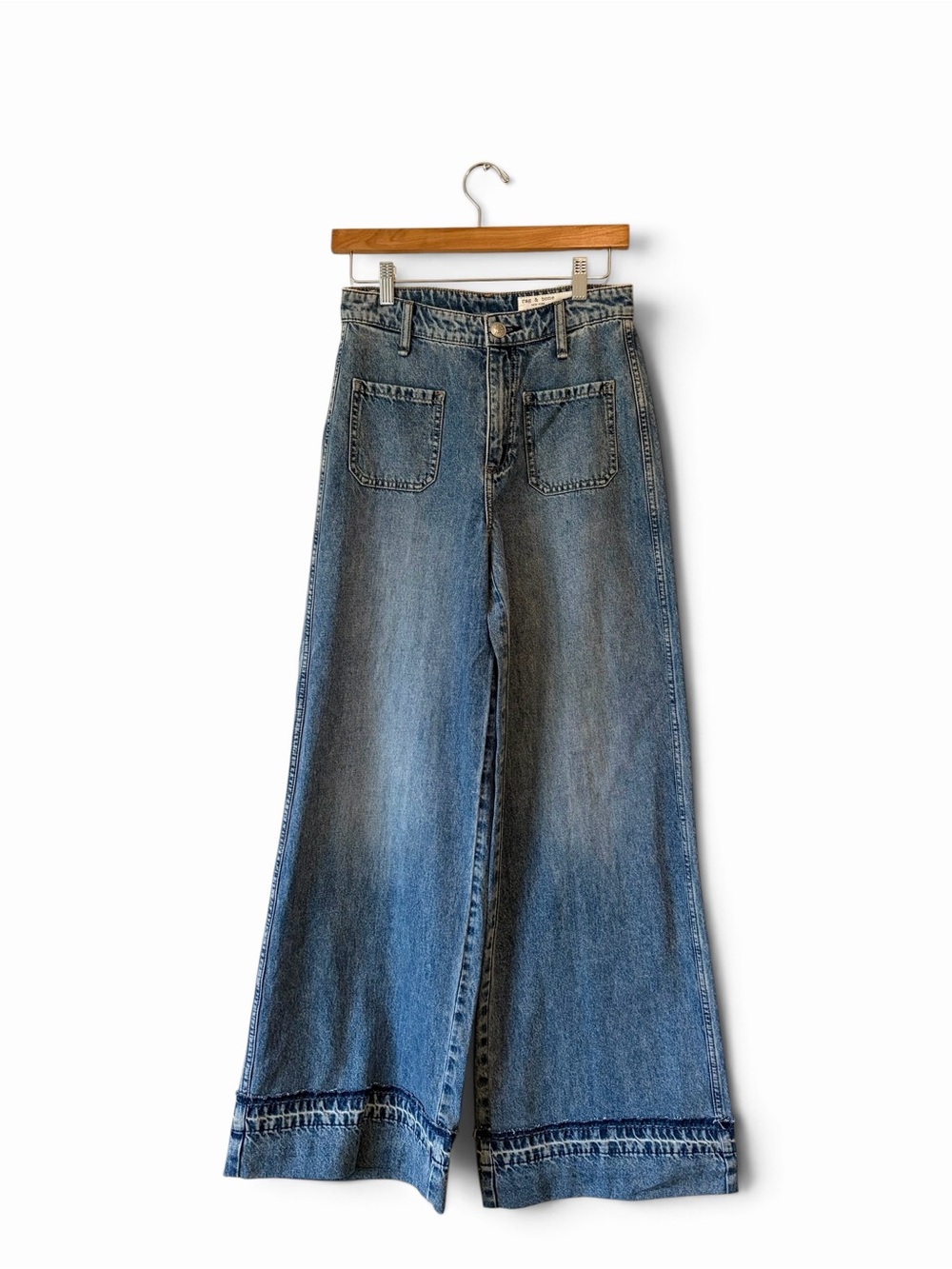 rag & bone Marina High-Rise Cuff Jeans - Picture 6 of 13